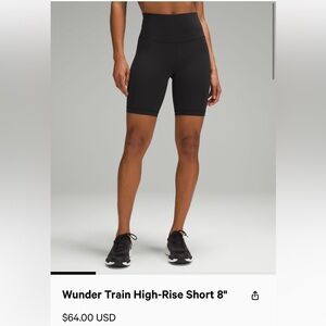 Wunder Train High-Rise Biker Shorts 8”